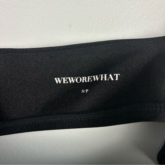 WEWOREWHAT Black Gold Chain Strap Top Bra Cami Scoopneck Adjustable Sz S or 4 - Picture 11 of 14